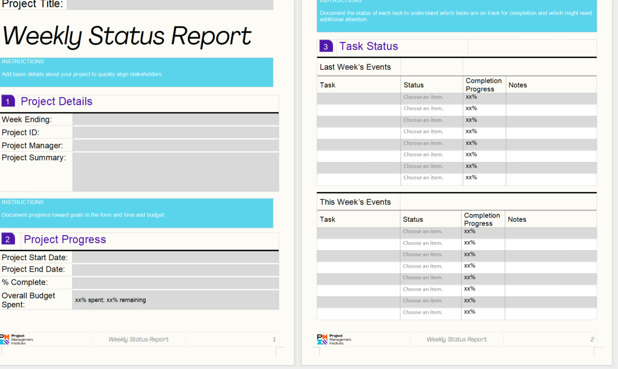 Project Management Template 2